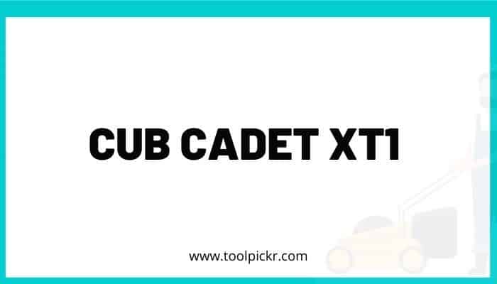 Cub Cadet XT1 Lawn mower Review