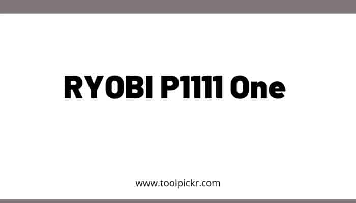 RYOBI P1111 One lawn mower review