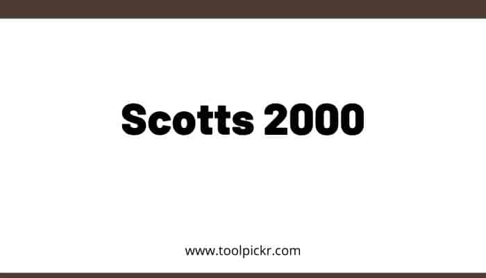 Scotts 2000 lawn mower review