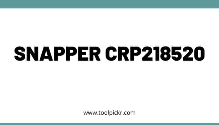 Snapper CRP218520 lawn mower review