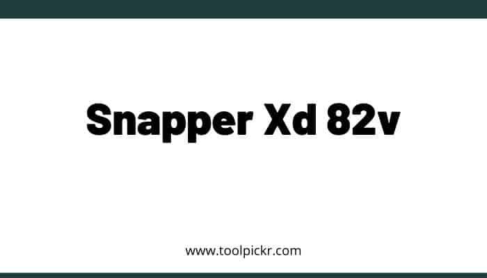 Snapper Xd 82v lawn mower review