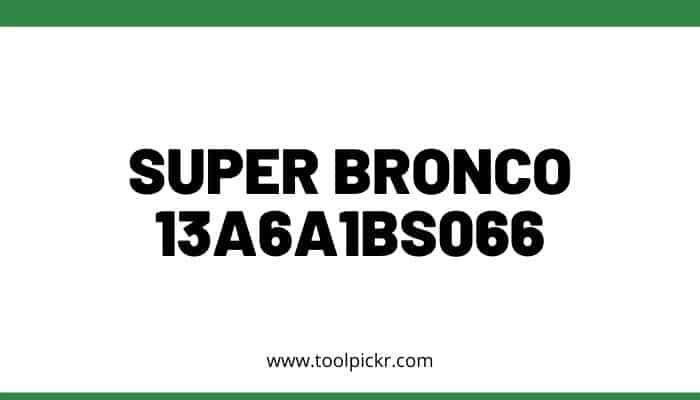 Super Bronco 13a6a1bs066 lawn mower review