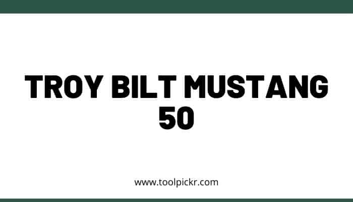 Troy Bilt Mustang 50 lawn mower review