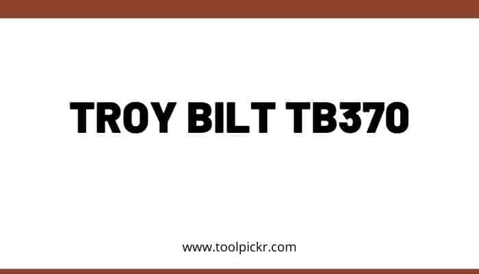 Troy Bilt TB370 lawn mower review