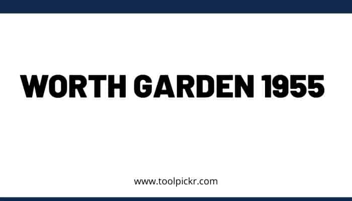 Worth Garden 1955 lawn mower review