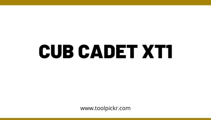 Cub Cadet XT1 lawn mower review