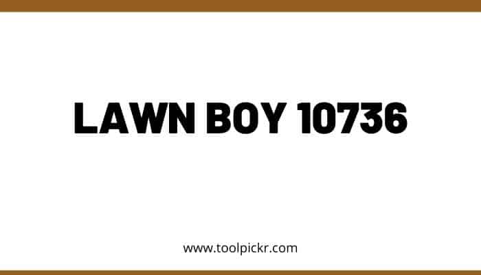 Lawn Boy 10736 lawn mower review